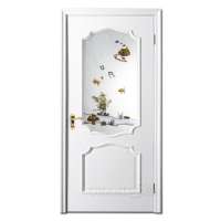 Wood framed frosted glass doors cheap wooden doors