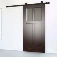 Interior Solid wood and MDF window Design Wooden door Bathroom doors