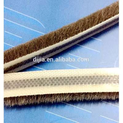 7*7 steel door window insert/silicone weather strip/waterproof wool pile