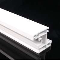 China upvc profile tempered glass doors profile supplier